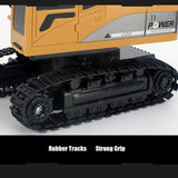 1:24 RC Digger Remote Control Excavator Construction Truck Vehicle RC Toys 6CH - Rear View