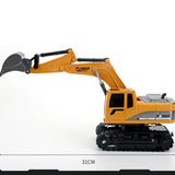 1:24 RC Digger Remote Control Excavator Construction Truck Vehicle RC Toys 6CH - Close-Up Angle