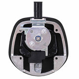 Black Power Operated Central Locking Handle Whale Tail Lock Recessed Folding 12V - Top-Down View