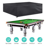 8FT Outdoor Pool Snooker Billiard Table Cover Polyester Waterproof Dust Cap - Front View