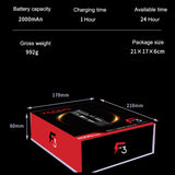 Red Wireless Tattoo Pen Rotary Machine Adjustable Stroke Gun OLED Screen Fast charge - 45-Degree Angle