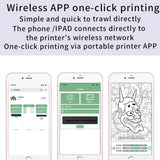 Wireless Tattoo Transfer Printer Portable Machine Clear Transfer Stencil Printer Black - Close-Up Angle