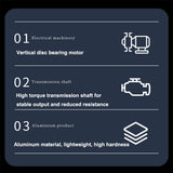 Wireless Tattoo Pen Rotary Gun Battery Adjustable Stroke Integrated machine - 45-Degree Angle