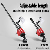 Aquarium Electric Siphon Pump Vacuum Cleaner Fish Tank Clean Water Change Gravel - Top-Down View