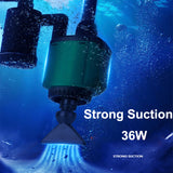 2000L/H 36W Aquarium Tool Electric Fish Tank Pump Water Changer Sand Washer AU - Front View