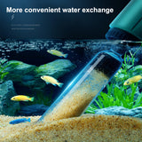 2000L/H 36W Aquarium Tool Electric Fish Tank Pump Water Changer Sand Washer AU - Side View