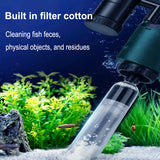 2000L/H 36W Aquarium Tool Electric Fish Tank Pump Water Changer Sand Washer AU - Top-Down View