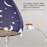 65x70cm Portable Foldable Bathtub PVC Water Tub Place Room Spa Bath Bucket Adult Folding - 45-Degree Angle