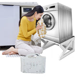 Washing Machine Pedestal Raiser Laundry Dryer Stand Base Holder 120kg Anti Slip - Front View