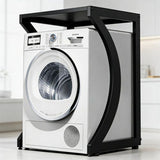 ORIGINAL Dryer Stand Maxi: Portable Dryer Rack Heavy Duty Steel Capacity Black for Washer/Dryer/Mini Fridge - 45-Degree Angle
