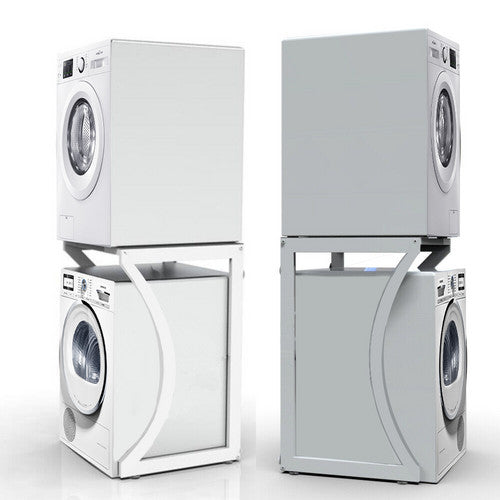 ORIGINAL Dryer Stand Maxi: Portable Dryer Rack Heavy Duty Steel Capacity white for Washer/Dryer/Mini