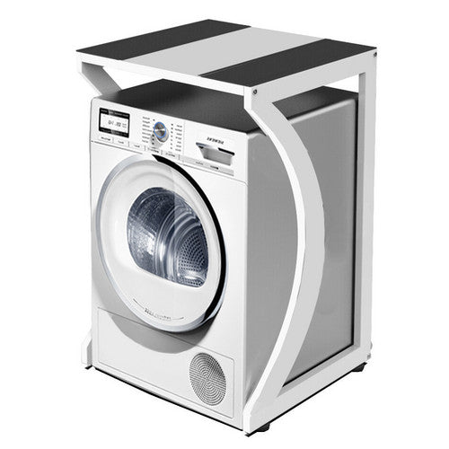 ORIGINAL Dryer Stand Maxi: Portable Dryer Rack Heavy Duty Steel Capacity white for Washer/Dryer/Mini