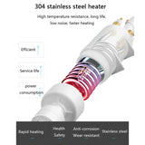 Tankless Instant Electric Hot Water Heater System Instant Hot Water Shower Heat - Close-Up Angle