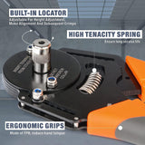 DT12 Crimper 4 Way Indent,8 Impression iCrimp Closed Barrel Type Deutsch Crimper - Side View