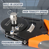 DT12 Crimper 4 Way Indent,8 Impression iCrimp Closed Barrel Type Deutsch Crimper