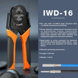 DT16 Crimper 4 Way Indent,8 Impression iCrimp Closed Barrel Type Deutsch Crimper - Rear View