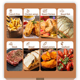 100PCS Air Fryer Disposable Paper Liner Set Non-Stick Pan Parchment Baking Paper - Low Angle