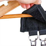 2X 10 Clips Door Cap Rack Baseball Hat Holder Closet Hanger Storage Organizer - Side View