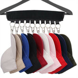 2X 10 Clips Door Cap Rack Baseball Hat Holder Closet Hanger Storage Organizer - 45-Degree Angle
