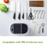 Knife Holder Multifunctional Household Drainage Knife Storage Rack Table Rack - Side View