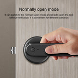 Smart Fingerprint Door Lock Electronic Handle Digital Password Bluetooth Key APP - 45-Degree Angle