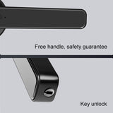 Smart Fingerprint Door Lock Electronic Handle Digital Password Bluetooth Key APP - Extra Image
