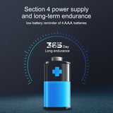 Tuya Home WIFI Smart Door Lock Biometric Fingerprint Smart Card Password Key USB - Low Angle