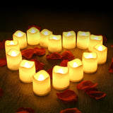 48PCS Flameless LED Tea Light Tealight Candle Wedding Decoration - 45-Degree Angle