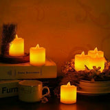 48PCS Flameless LED Tea Light Tealight Candle Wedding Decoration - Close-Up Angle
