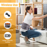 Electric Dual Infrared Light Heat Back Massager Waist Brace Lumbar Support Belt - Close-Up Angle