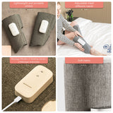 Leg Massager Heated Air Compression Foot Massage Calf Circulation Muscles Relax - 45-Degree Angle
