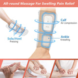 Leg Massager Heated Air Compression Foot Massage Calf Circulation Muscles Relax - Low Angle