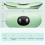 AirBag Heated Lumbar Traction Lower Back Massager & Stretcher EMS Therapy Remote - Close-Up Angle