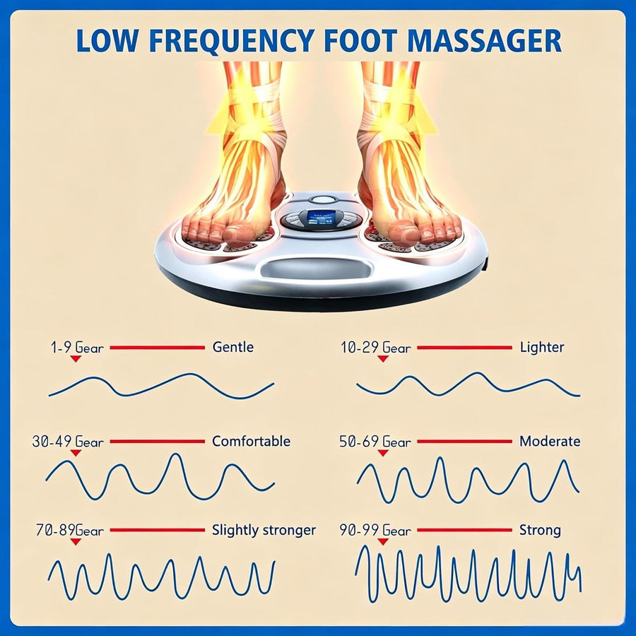 NEW Electromagnetic Foot Circulation Massager Neuropathy for Foot AU