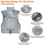 Portable Electric Heating Pad Wrap Heated Neck Shoulder Back Warm Pain Relief