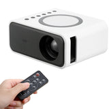 Mini Portable Smart Projector HD 1080P Android WIFI Bluetooth Home Theater NEW - Side View