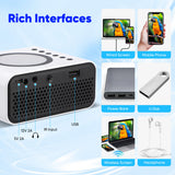 Mini Portable Smart Projector HD 1080P Android WIFI Bluetooth Home Theater NEW - Rear View