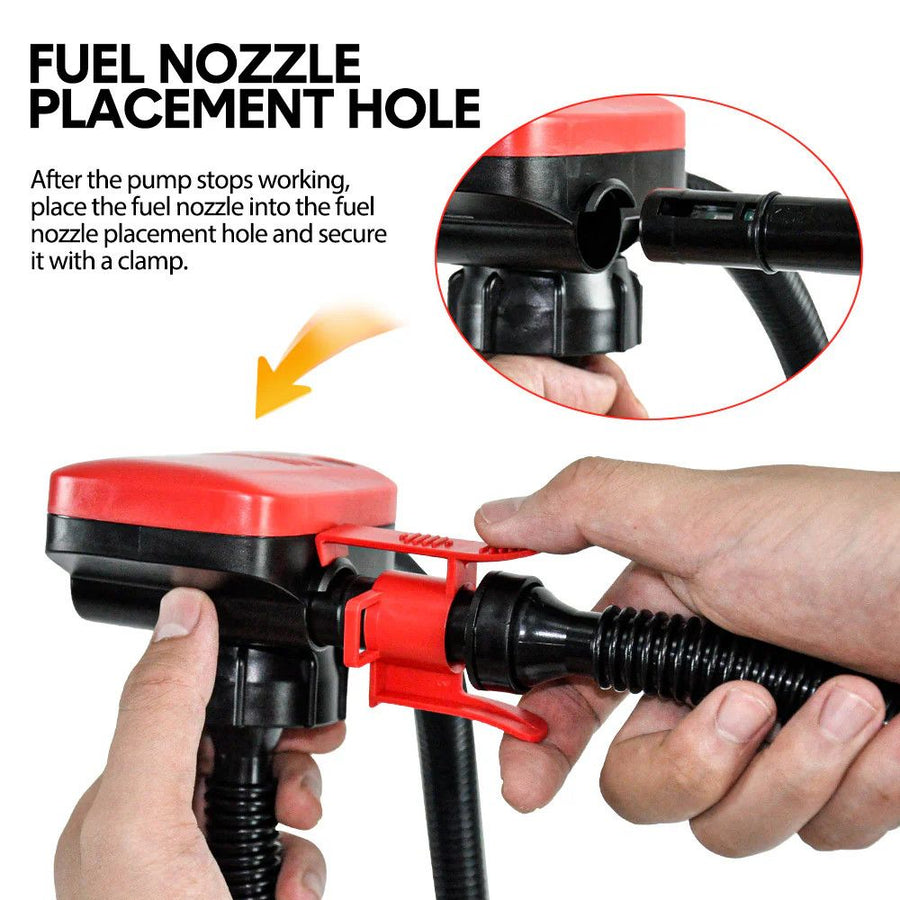 12V Portable Electric Oil Pump Handheld Diesel Pump Oil Fuel Water Transfer AU