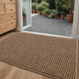 Premium Entrance Door Carpet 120x80cm Sole Cleaning Mats Sand and Dust Removal Washable - Rear View