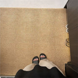 Ordinary Entrance Door Carpet 120x80cm Sole Cleaning Mats Sand and Dust Removal Washable - Front View