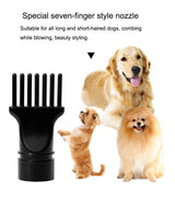 2800W Dog Dryer High Velocity Pet Dog Pet Blow Dryer Adjustable Speed 4 Nozzles - 45-Degree Angle