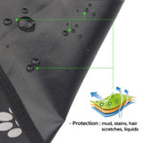 Pet Car Dog Seat Cover Hammock Non-Slip Waterproof Backseat Dirty Protector Mat - 45-Degree Angle
