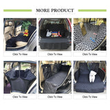 Pet Car Dog Seat Cover Hammock Non-Slip Waterproof Backseat Dirty Protector Mat - Rear View