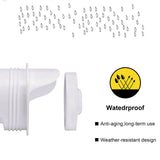 6 Port Chicken Feeder Poultry Feeder DIY Port PVC Gravity Fed Chicken Feeder - 45-Degree Angle
