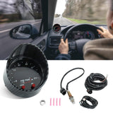 52mm AFR O2 UEGO Wideband Air Fuel Ratio Gauge Kit 30-0300 LSU 4.9 Probe Sensor - Side View