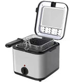 Electric Deep Fryer 2.5L French Frie Machine Oil Hot Pot Fried Chicken Grill - Top-Down View