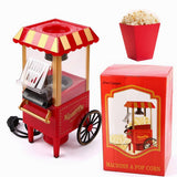 Electric Home Popcorn Machine Classic Car Corn Popper Maker For Kid Gift - Front View