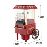 Electric Home Popcorn Machine Classic Car Corn Popper Maker For Kid Gift - Top-Down View