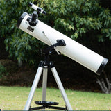 Pro Astronomical Telescope 114mm Aperture 875X Zoom HD High Resolution - Side View