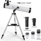 Pro Astronomical Telescope 114mm Aperture 875X Zoom HD High Resolution - Top-Down View